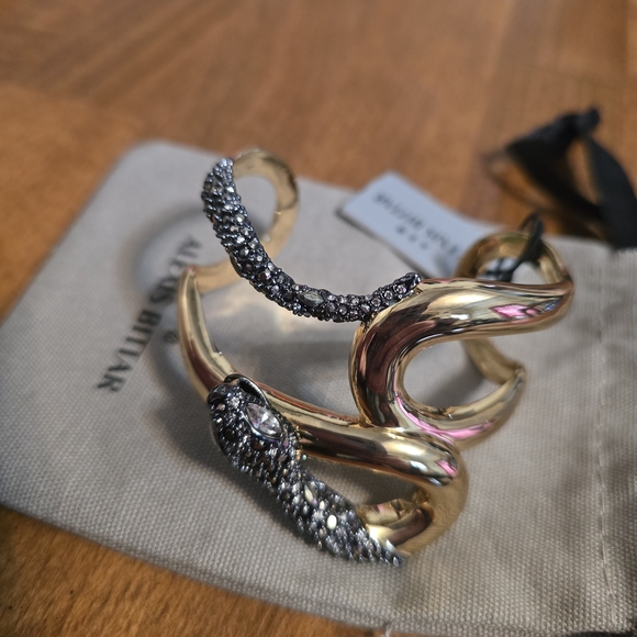 Alexis Bittar Jewelry - Alexis Bittar Gold and Silver Snake Bracelet